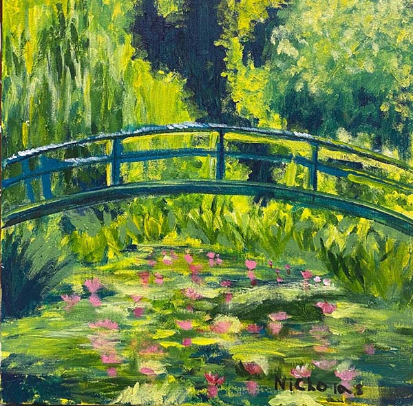 Releitura Monet - 40 x 40 - Ast